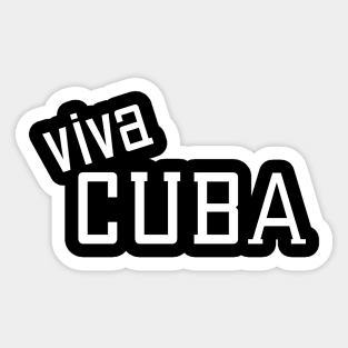 Viva Cuba Sticker